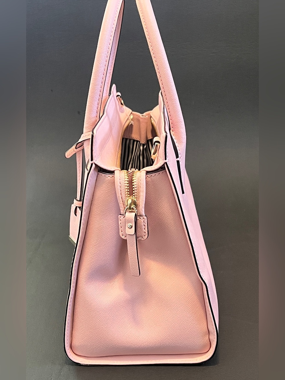 Kate Spade Cameron Medium Satchel Blush Pink Saffiano Leather NWOT Crossbody - Picture 5 of 11